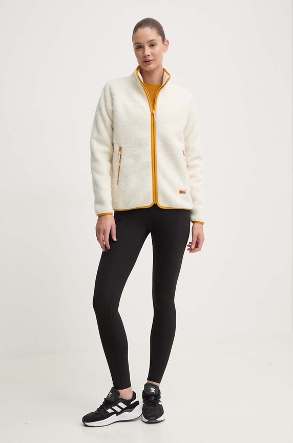 Fjallraven bluza polarowa Vardag Pile F84789.113 beżowy AW23