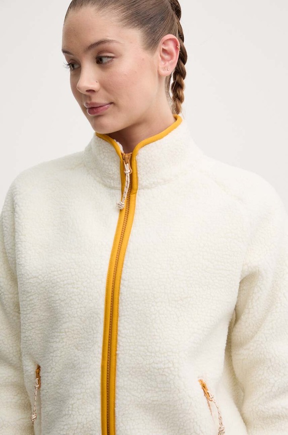 Fjallraven bluza polarowa Vardag Pile beżowy F84789.113