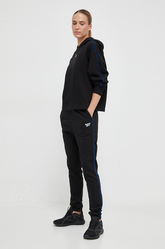 Mikina Reebok 100037133 čierna AW23