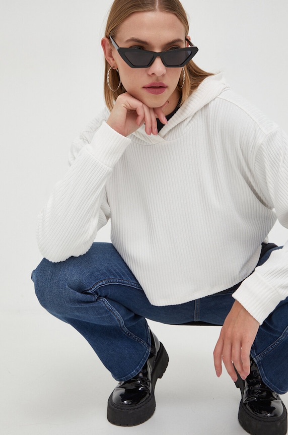 Hollister Co. sweter pozostałe biały KI339.3362.101