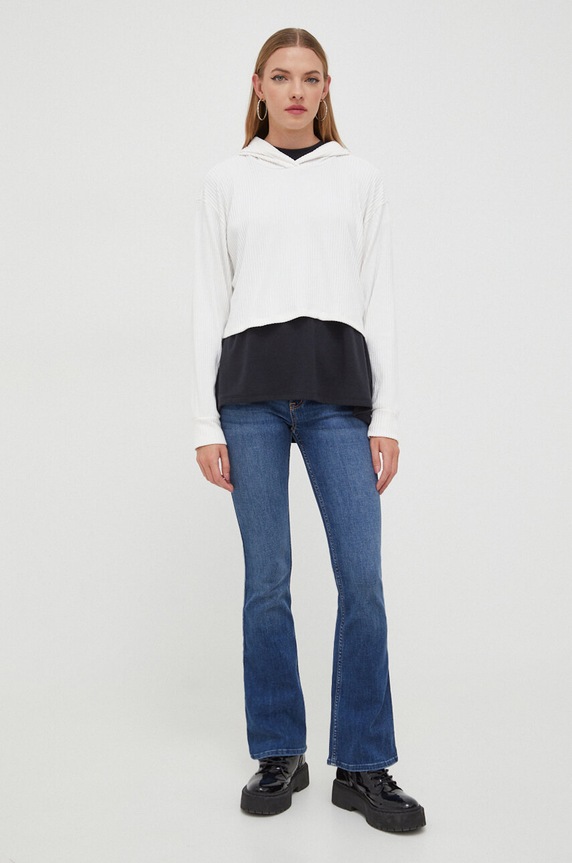 Hollister Co. sweter KI339.3362.101 biały AW23