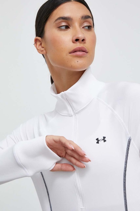 Tréninková mikina Under Armour bílá 1379886