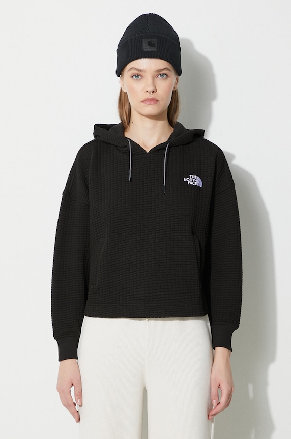 Mikina The North Face Mhysa nášivka čierna NF0A853WJK31