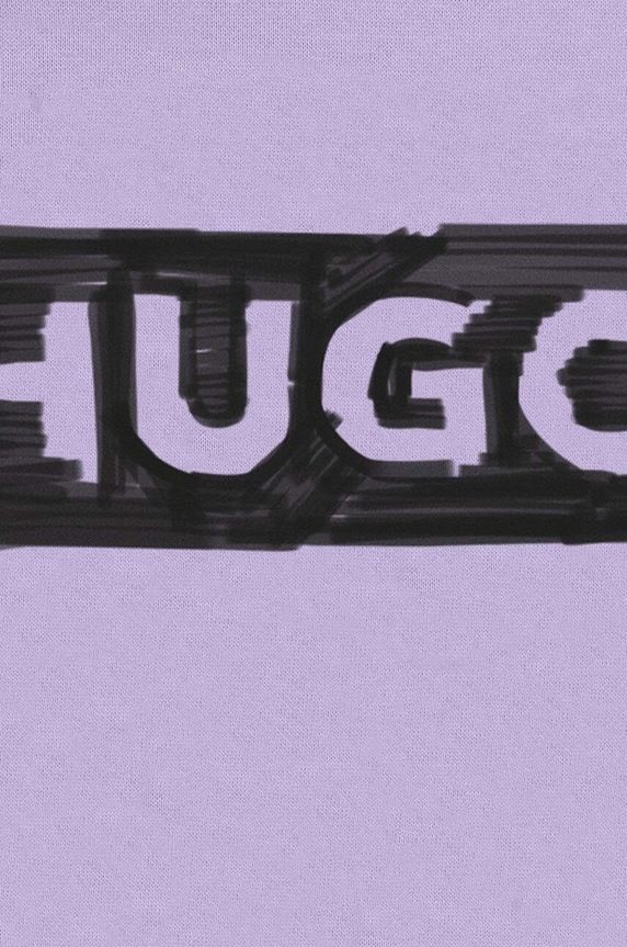 Dziewczynka HUGO bluza dziecięca G15117.102.108 fioletowy