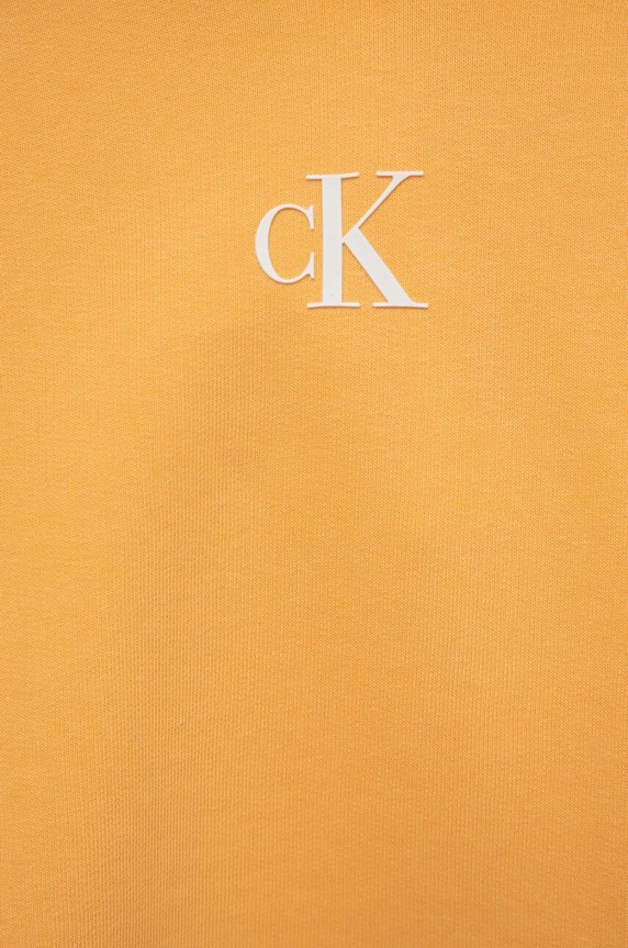 Djevojčice Dječja dukserica Calvin Klein Jeans IG0IG02139.9BYX narančasta