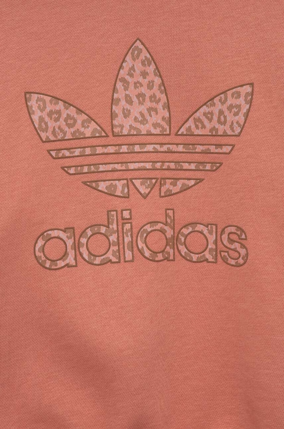 Dziewczynka adidas Originals bluza dziecięca IJ0745 pomarańczowy