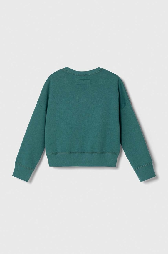 Abercrombie & Fitch bluza dziecięca KI252.3086 turkusowy AW23