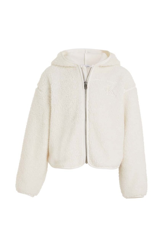 Dječja dukserica Calvin Klein Jeans IG0IG02203.9BYX bež AW23