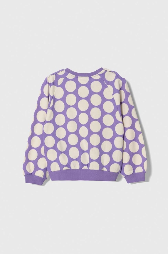 United Colors of Benetton hanorac de bumbac pentru copii 3LCTG10BX.P.SEASONAL violet AW23