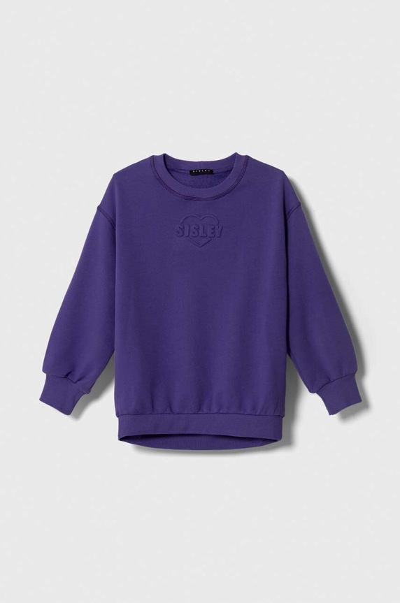 Sisley bluza dziecięca pozostałe fioletowy 3PANX103D.G.SEASONAL