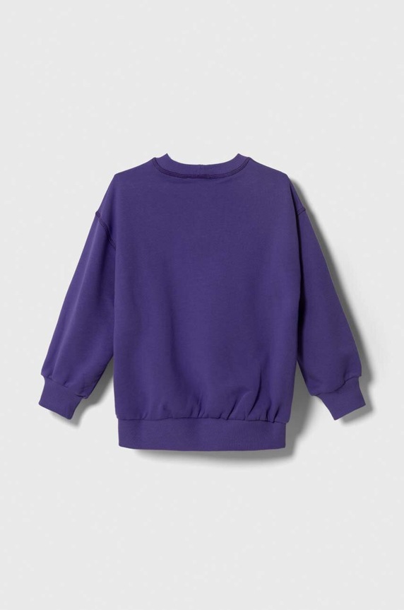 Sisley bluza dziecięca 3PANX103D.G.SEASONAL fioletowy AW23
