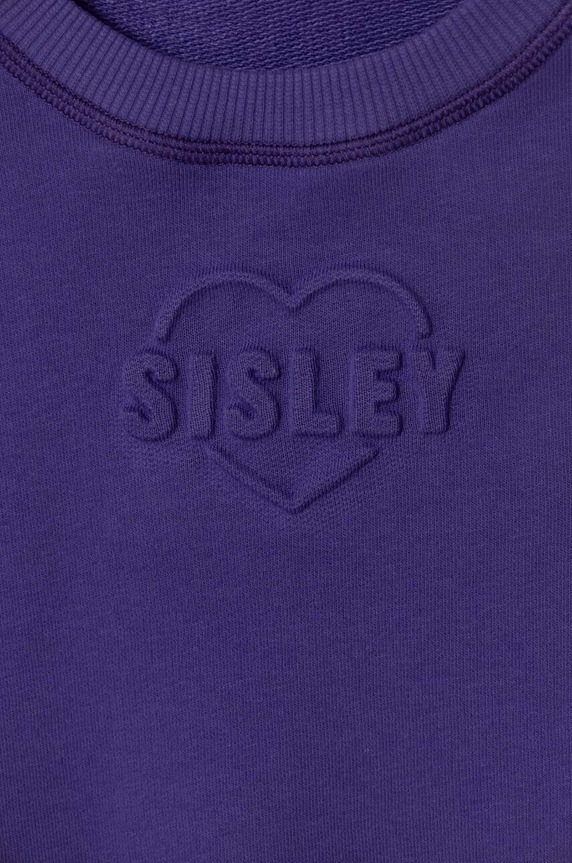Dziewczynka Sisley bluza dziecięca 3PANX103D.G.SEASONAL fioletowy