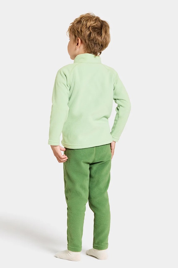 Дитяча кофта Didriksons MONTE KIDS FULLZIP зелений 505026