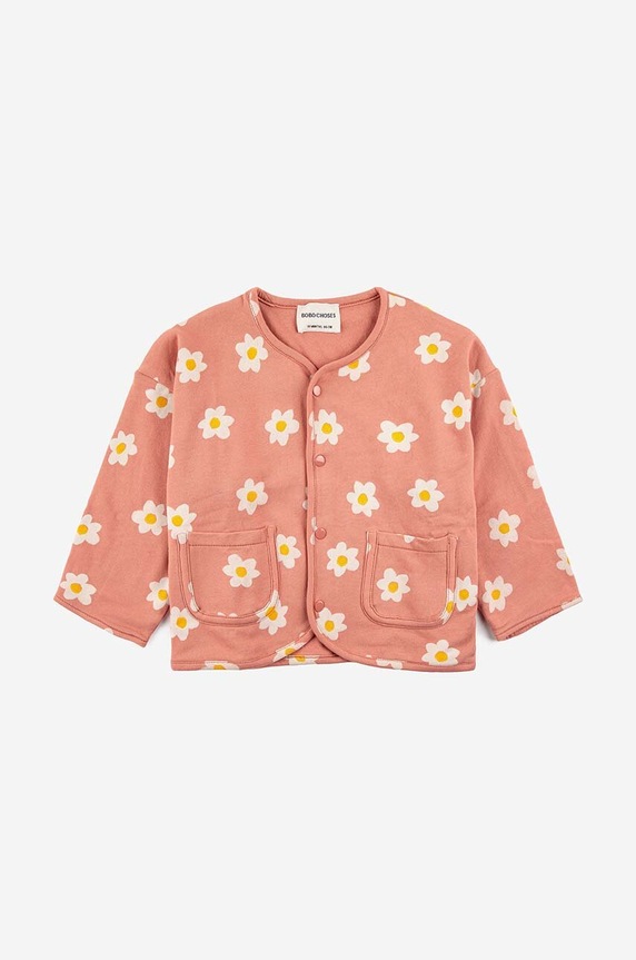 Dětská mikina Bobo Choses 223AB041 oranžová AW23