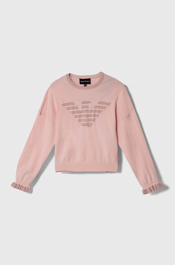Emporio Armani gyerek pulóver vékony rózsaszín 6R3M58.3MHFZ