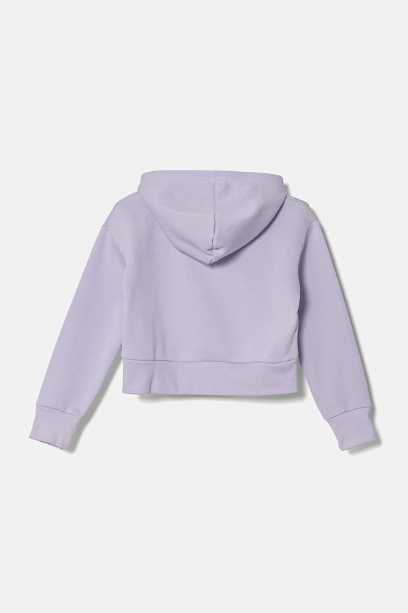 Under Armour bluza dziecięca UA Rival Fleece Crop 1379517 fioletowy AW24