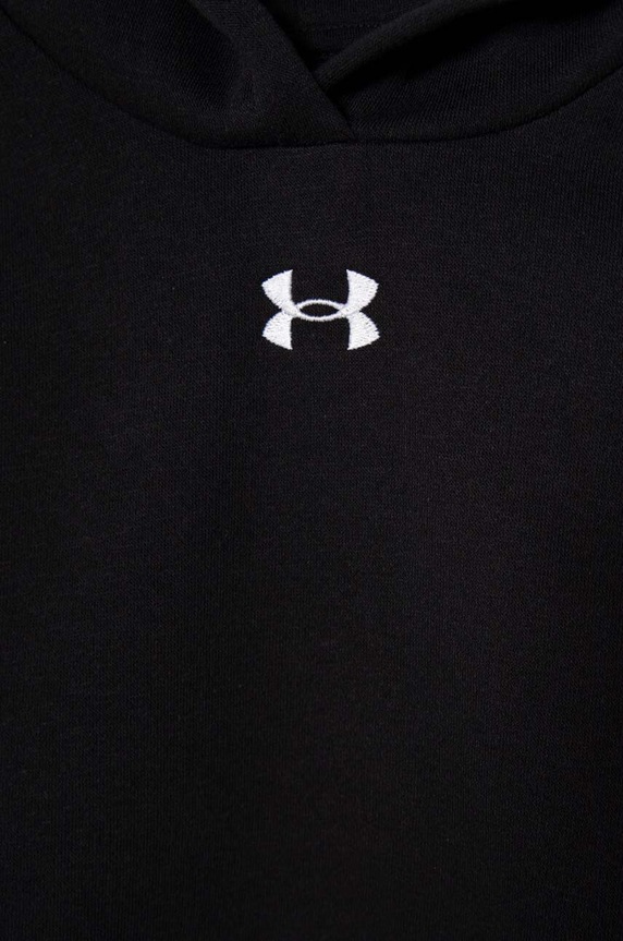 Dziewczynka Under Armour bluza dziecięca UA Rival Fleece Crop 1379517 czarny