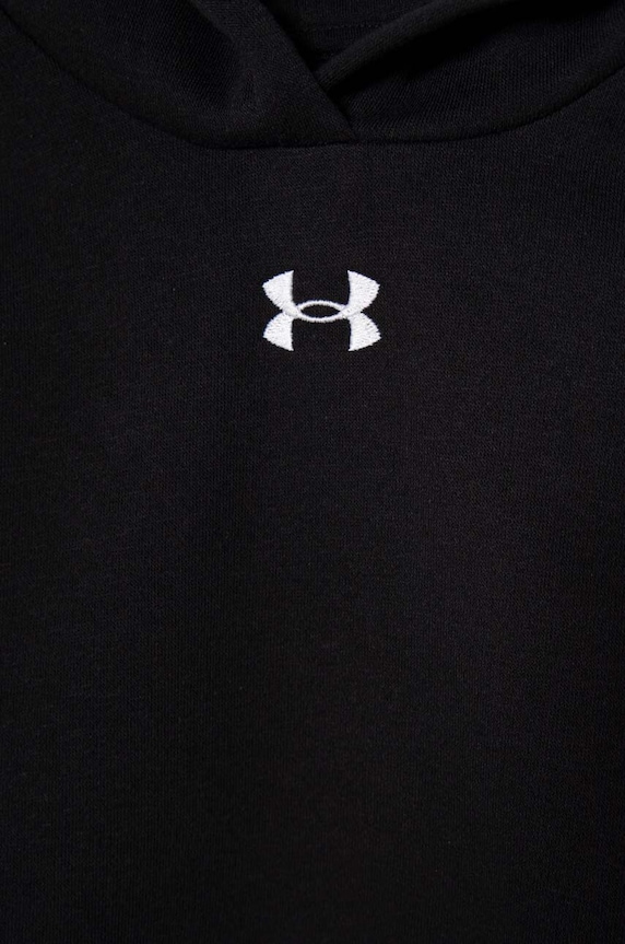 Dziewczynka Under Armour bluza dziecięca UA Rival Fleece Crop 1379517 czarny