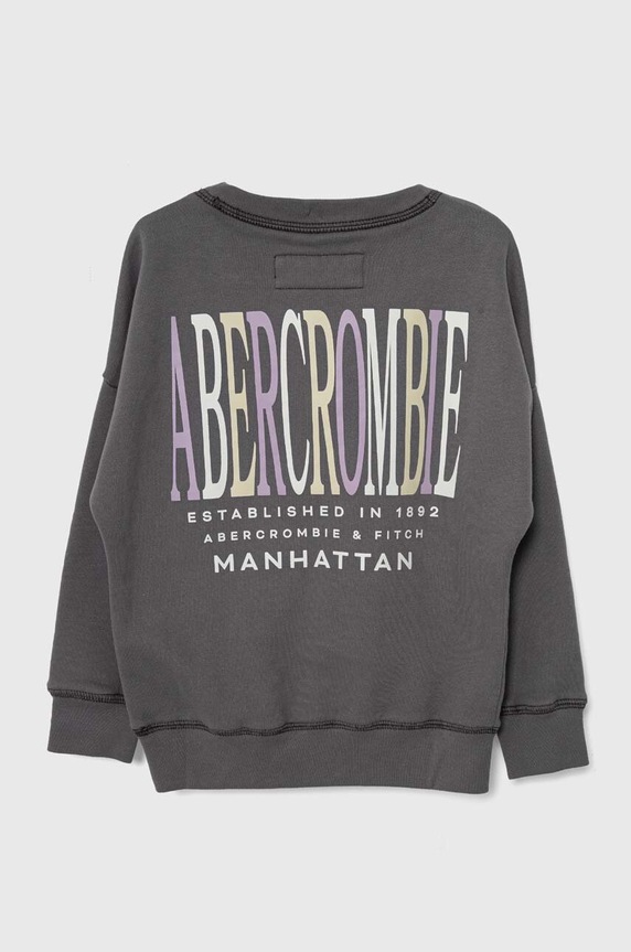 Abercrombie & Fitch bluza dziecięca KI252.3119 szary AW23