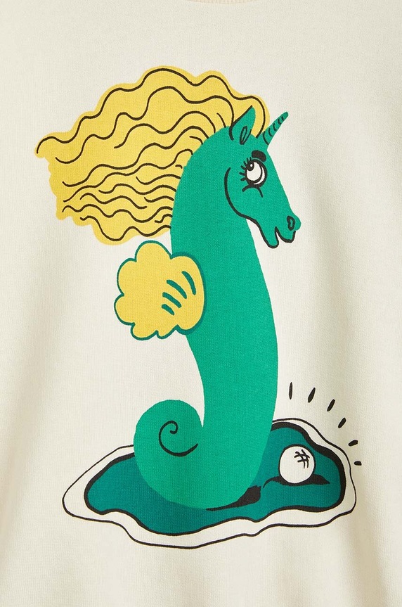 Mini Rodini bluza bawełniana dziecięca biały 2362013611