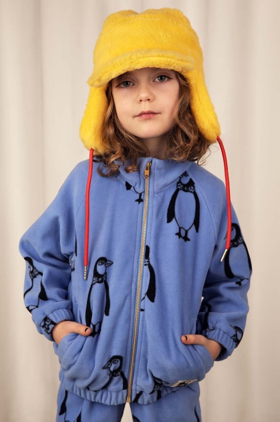 Mini Rodini bluza copii cu modele albastru 1100009160