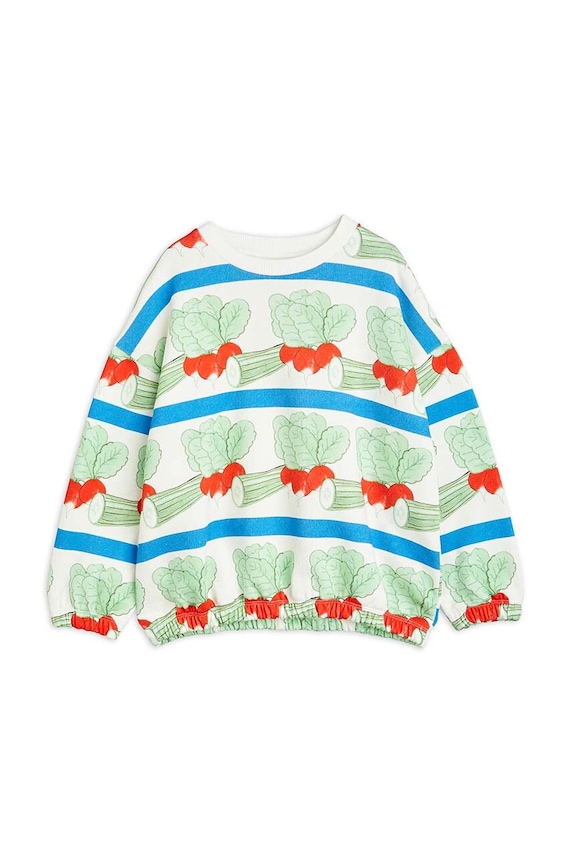 Детски памучен суичър Mini Rodini 2372013500 многоцветен AW23