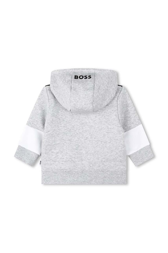 BOSS bluza niemowlęca J05A47.71.81 szary AW23