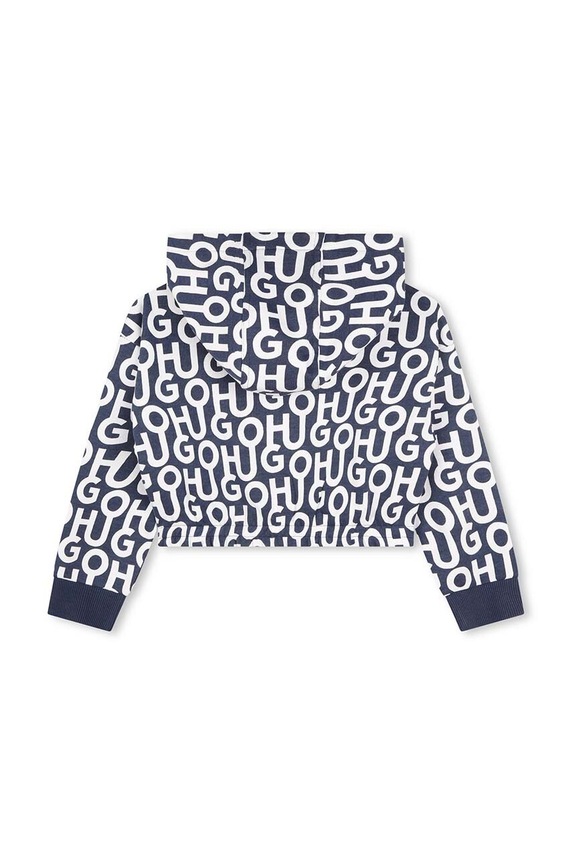 Dětská mikina HUGO G15128.102.108 námořnická modř AW23