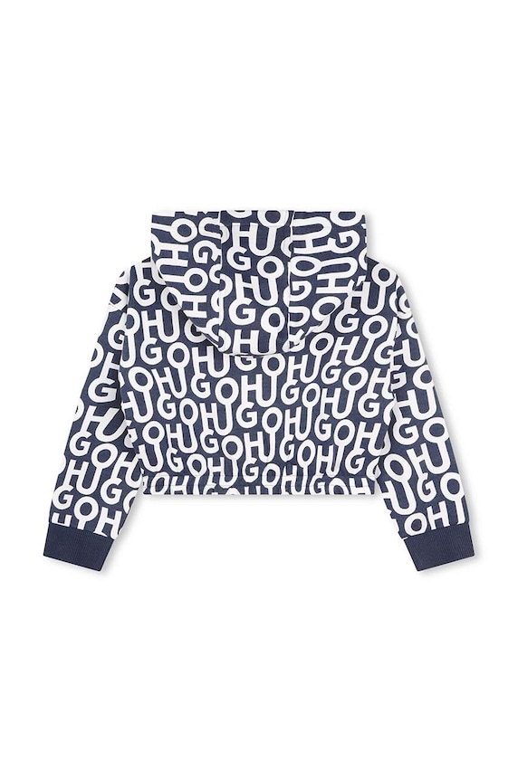 Dětská mikina HUGO G15128.102.108 námořnická modř AW23