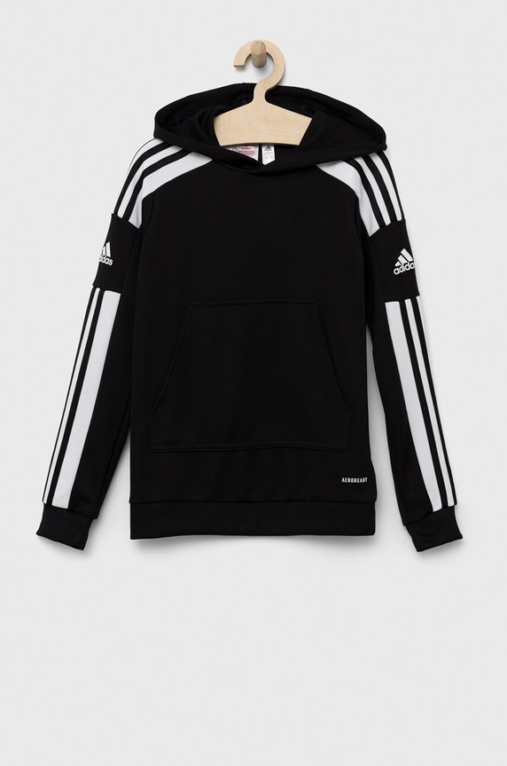 Dětská mikina adidas Performance s kapucí černá GK9544