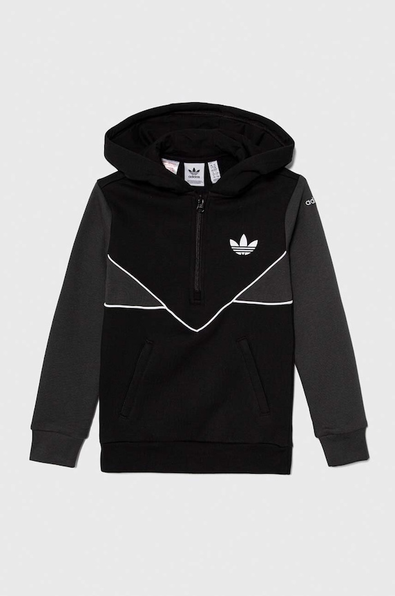 Dětská mikina adidas Originals IJ5382 černá AW23