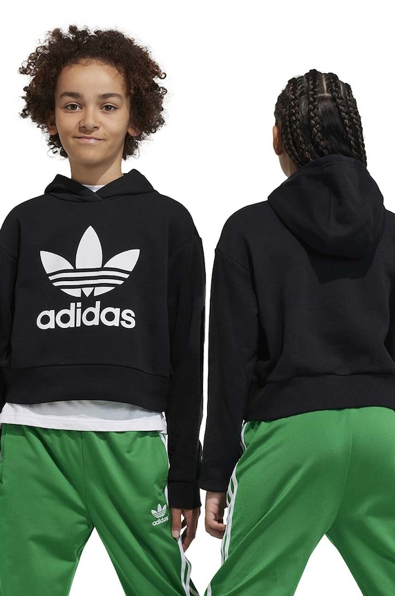 Dječja dukserica adidas Originals IJ9719 crna