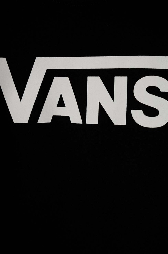 Chlapec Detská bavlnená mikina Vans VANS CLASSIC CREW VN0008CA čierna