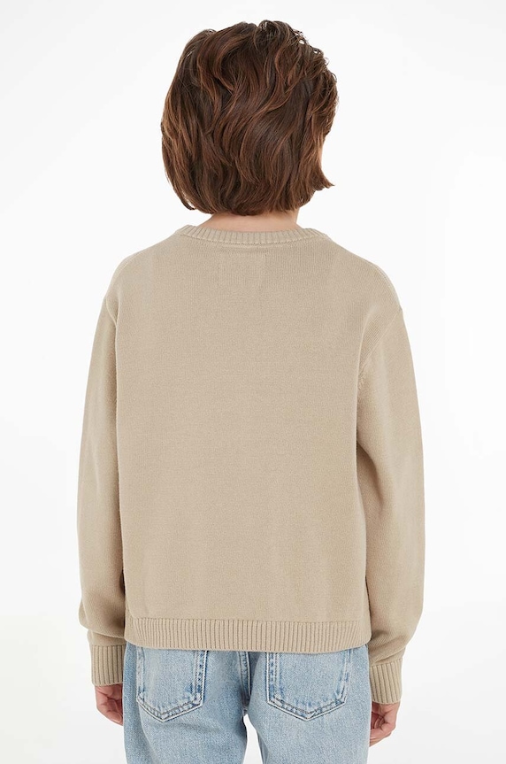 Calvin Klein Jeans sweter bawełniany dziecięcy IB0IB01874.9BYX