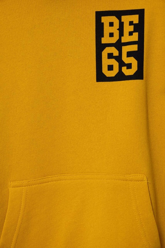 Fiú United Colors of Benetton gyerek melegítőfelső pamutból 3J68C202M.G.SEASONAL sárga