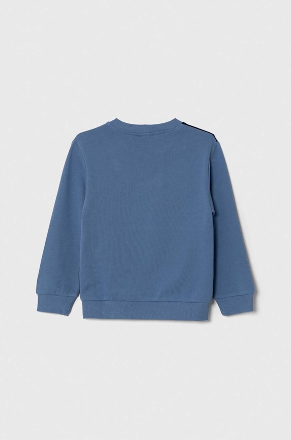 United Colors of Benetton gyerek melegítőfelső pamutból 3J68G10AE.P.SEASONAL kék AW23