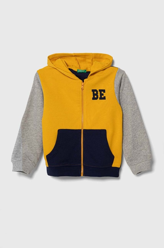 United Colors of Benetton gyerek melegítőfelső pamutból pamut többszínű 3J68G5023.P.SEASONAL