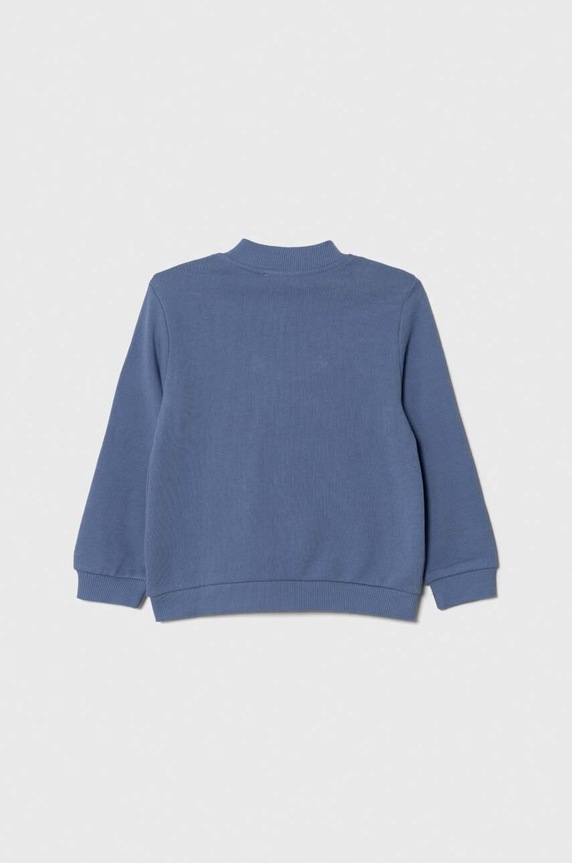 United Colors of Benetton gyerek melegítőfelső pamutból 3J70G5020.P.SEASONAL kék AW23