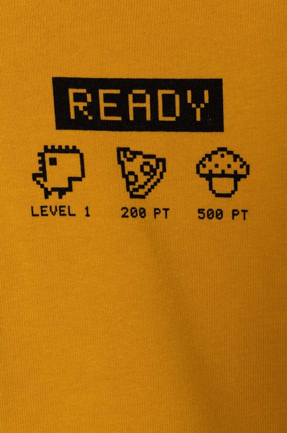 Fiú United Colors of Benetton gyerek felső 3PANG5025.P.SEASONAL sárga