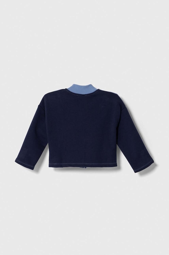 Detská mikina United Colors of Benetton 3PANG5028.P.SEASONAL modrá AW23