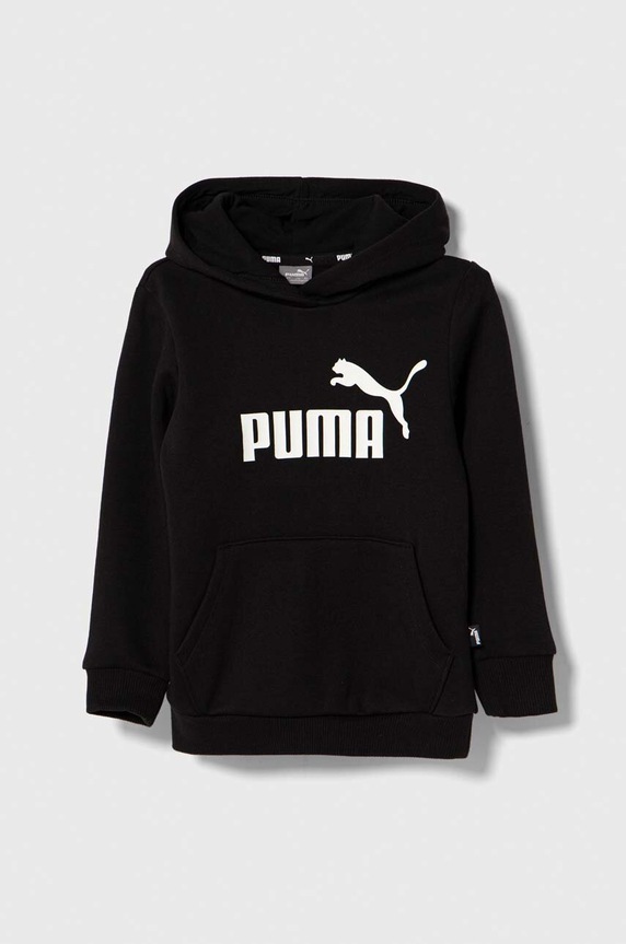 Puma bluza dziecięca ESS Logo Hoodie FL G z kapturem czarny 587031