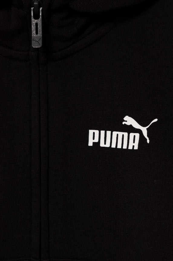 Chlapec Detská mikina Puma ESS Small Logo Full-Zip Hoodie TR G 587033 čierna