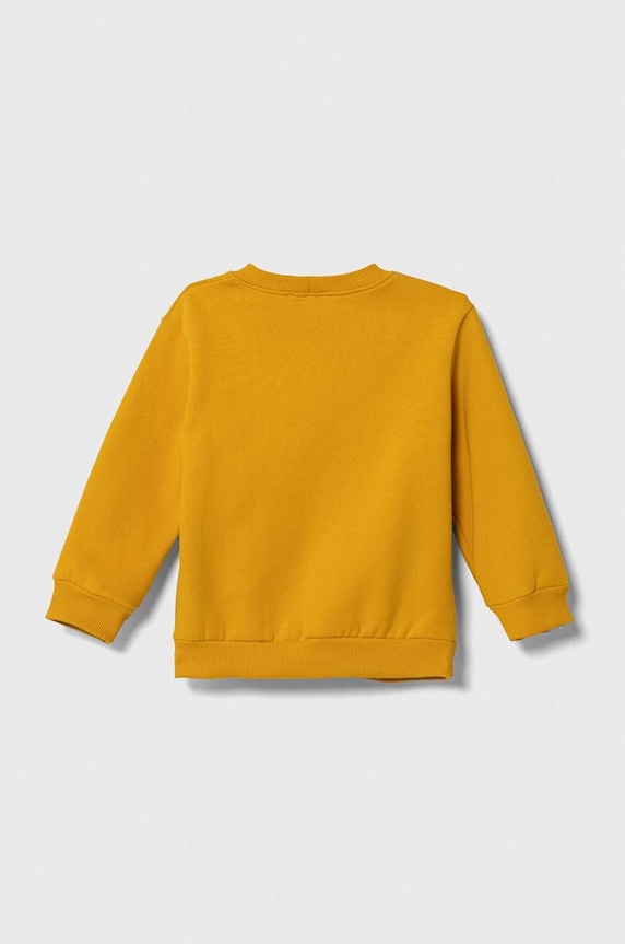 Dětská mikina United Colors of Benetton 3EB5G10BA.P.SEASONAL žlutá AW23