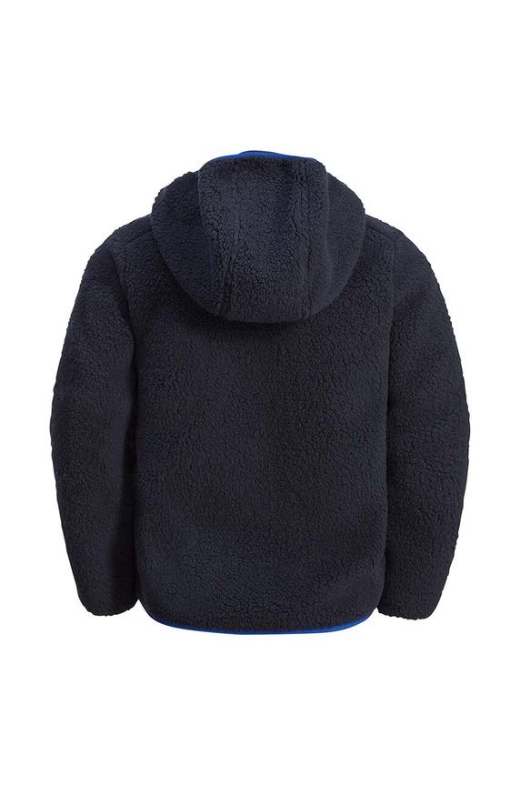 Chłopiec Jack Wolfskin bluza dziecięca ICE CURL HOOD 1609232.92.152 czarny