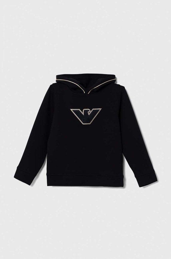 Emporio Armani bluza dziecięca z elastanem granatowy 6R4ME5.1JHSZ