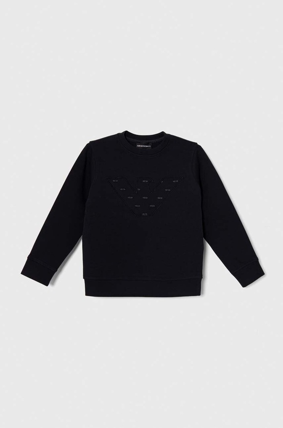 Emporio Armani bluza dziecięca aplikacja granatowy 6R4ME7.1JHSZ
