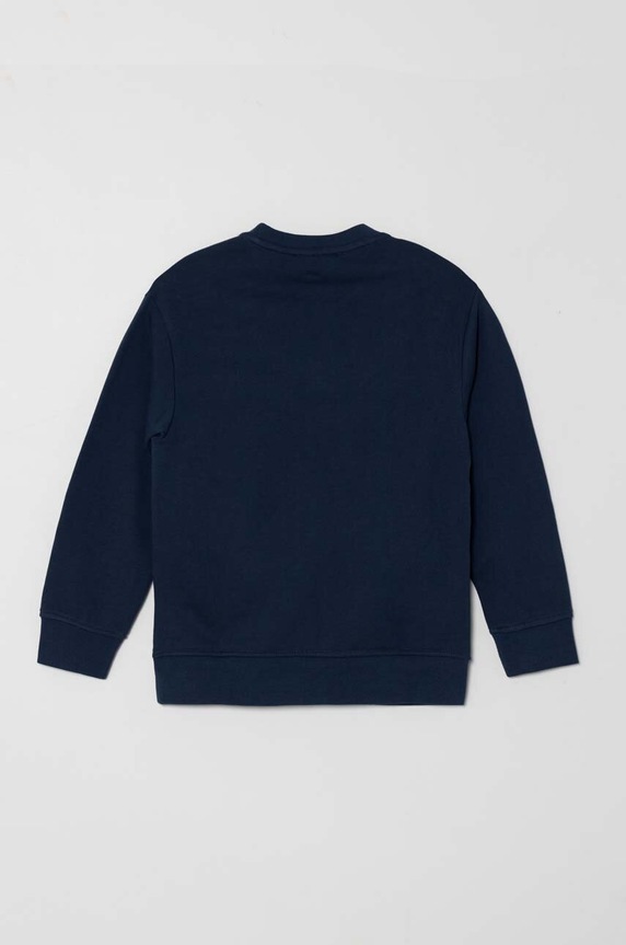 Emporio Armani bluza bawełniana dziecięca 6R4MJ1.4JSRZ niebieski AW23