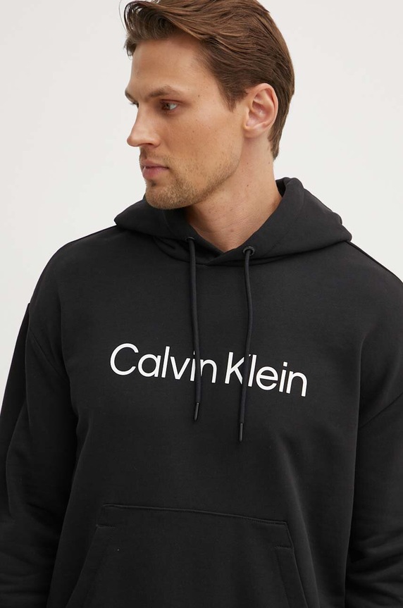 Bavlněná mikina Calvin Klein černá K10K111345