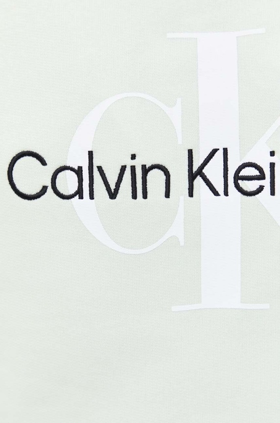 Calvin Klein Jeans bluza bawełniana J30J320805 zielony