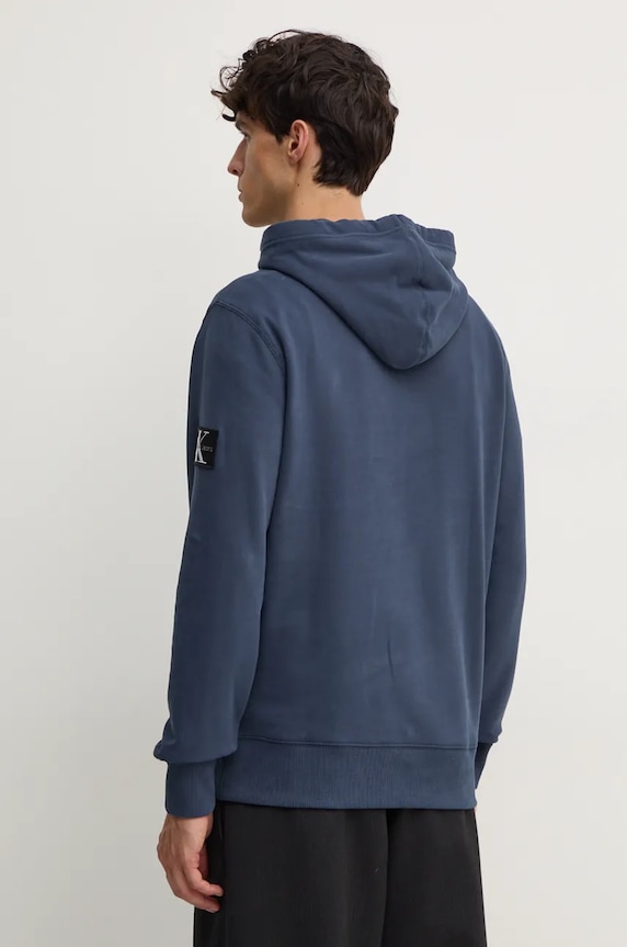 Oblečení Bavlněná mikina Calvin Klein Jeans J30J323430 modrá